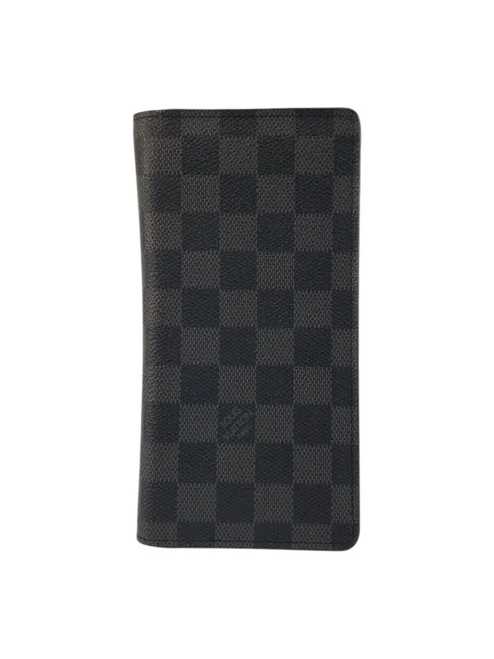 Louis Vuitton Damier Graphite Portefeuille Long Black Wallet Billfold